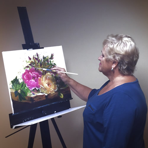 Peg Leonard "Painter Peg".